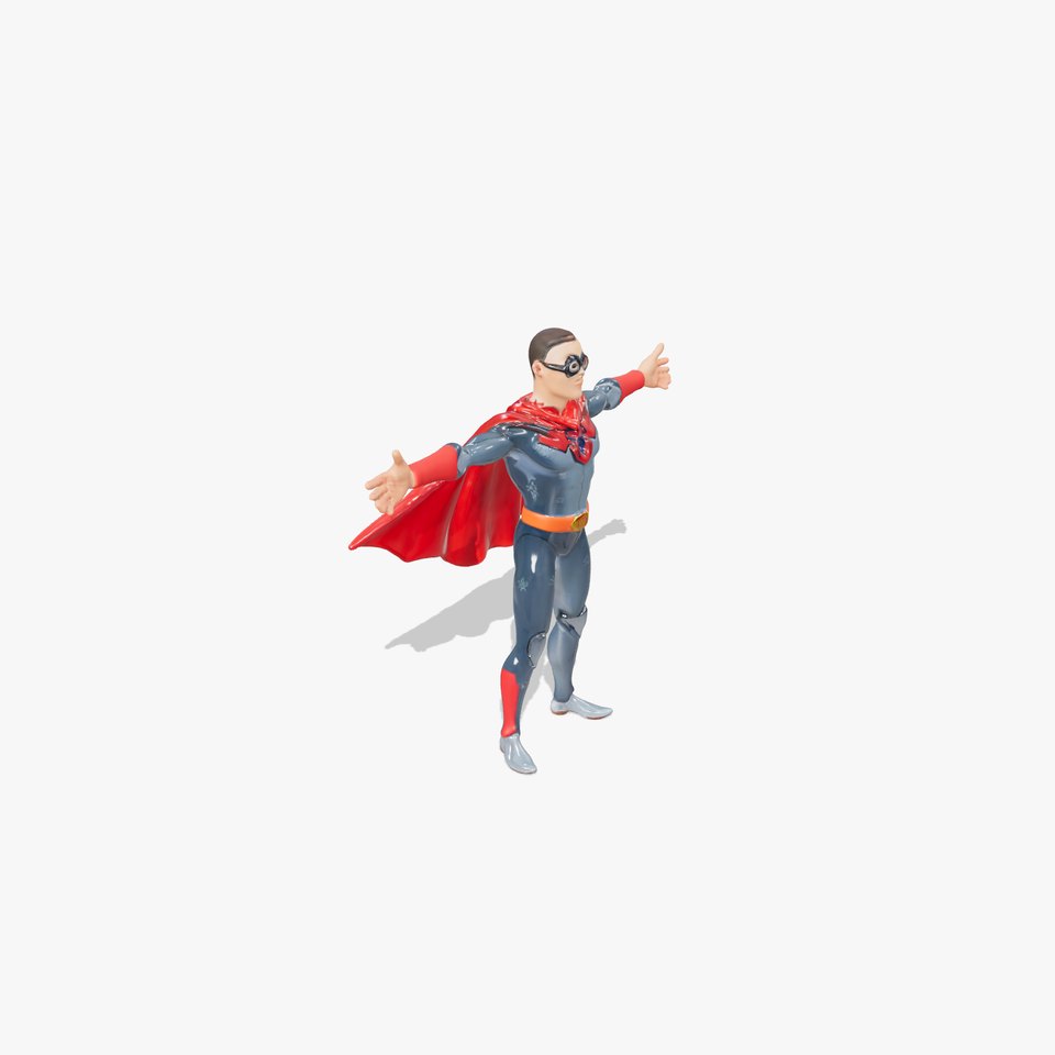 Superhero Character Model Pack with Cape and Mask